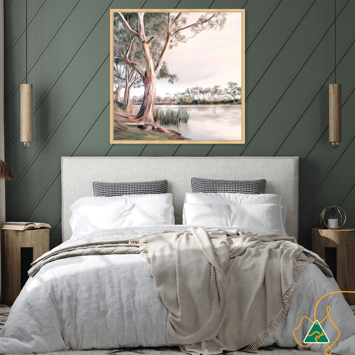 MURRAY RIVER II - Framed Canvas
