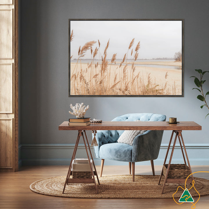 PAMPAS GRASS I - Framed Canvas
