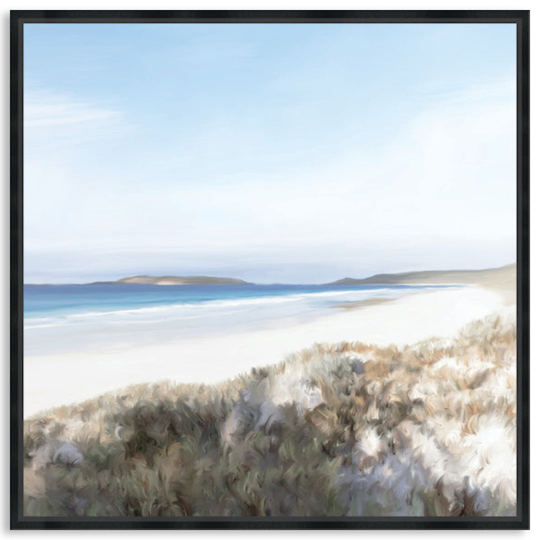 TWILIGHT BEACH II - Framed Canvas
