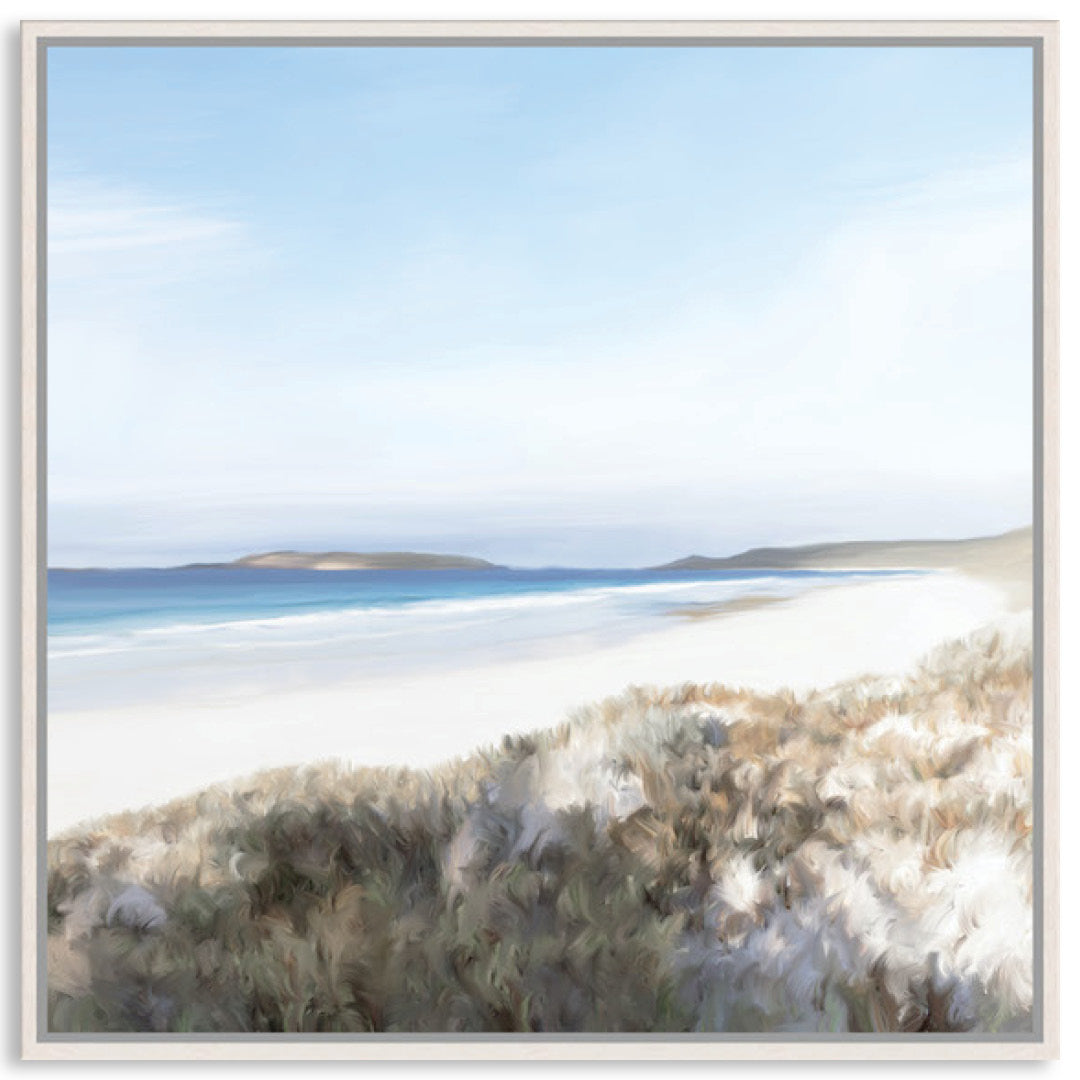 TWILIGHT BEACH II - Framed Canvas