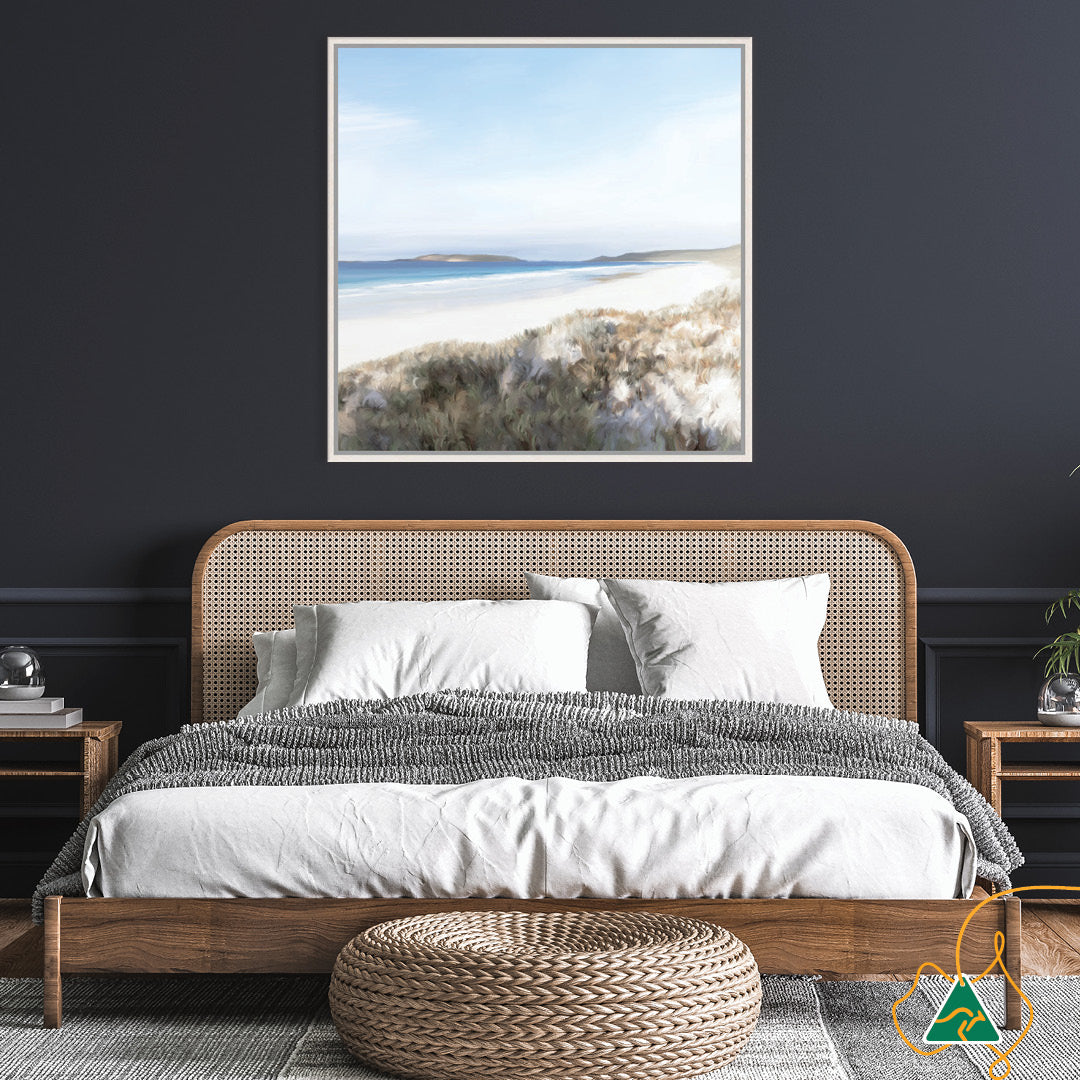 TWILIGHT BEACH II - Framed Canvas