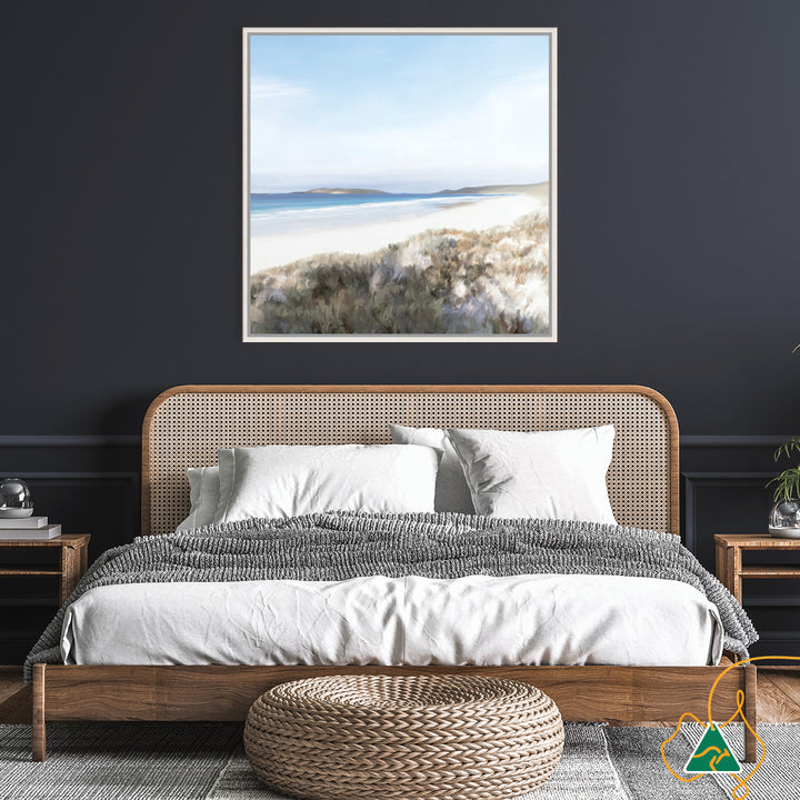TWILIGHT BEACH II - Framed Canvas