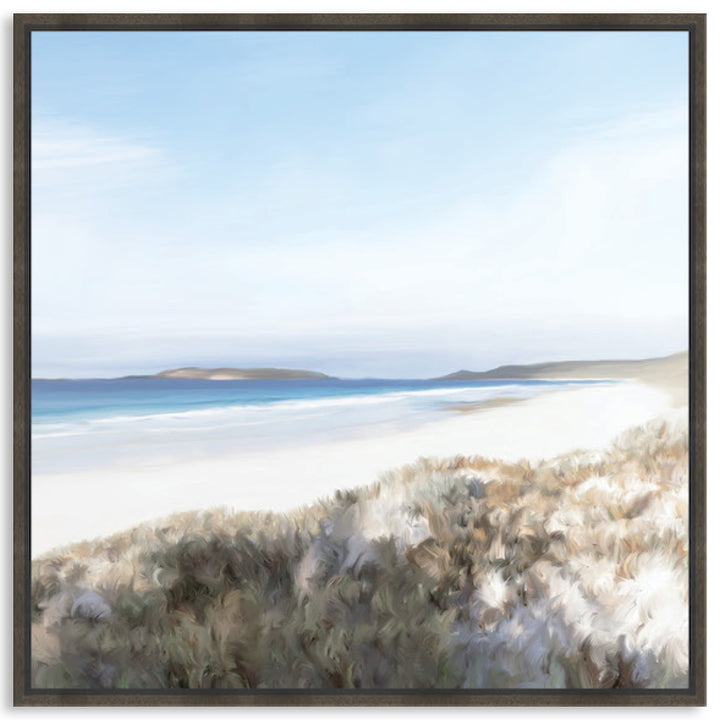 TWILIGHT BEACH II - Framed Canvas
