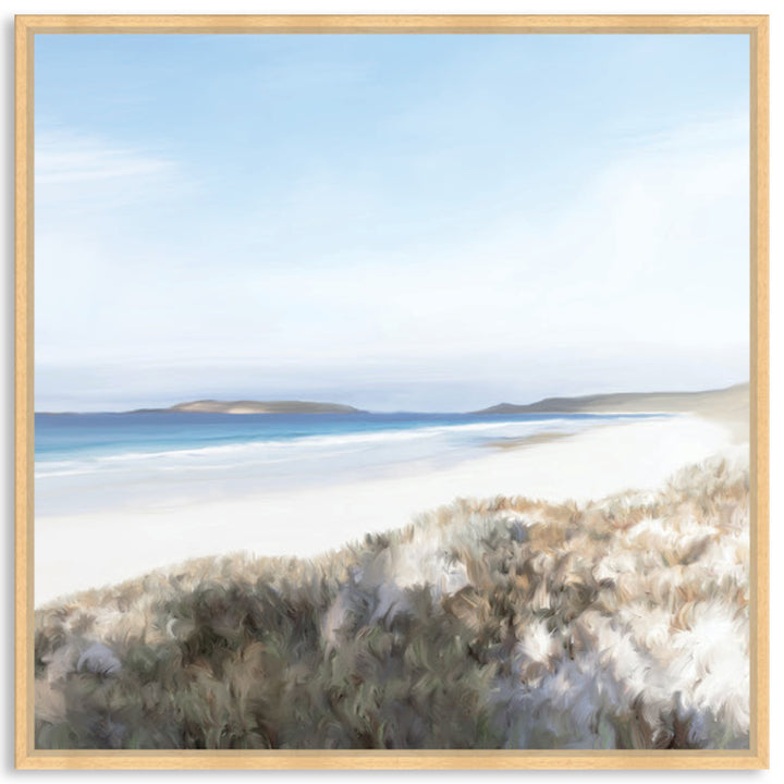 TWILIGHT BEACH II - Framed Canvas