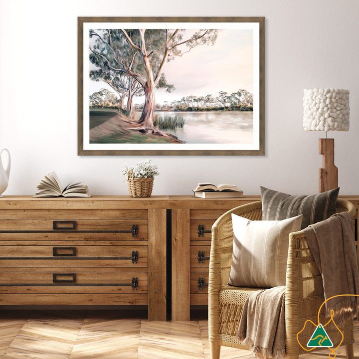 MURRAY RIVER I - Framed Print