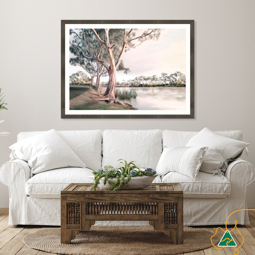 MURRAY RIVER I - Framed Print
