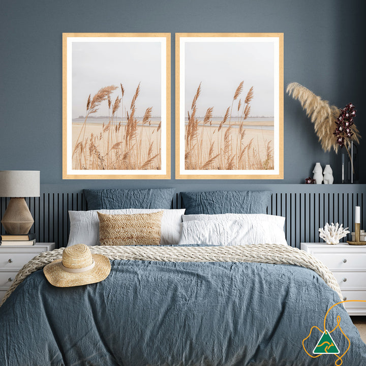 PAMPAS GRASS IV - Framed Print