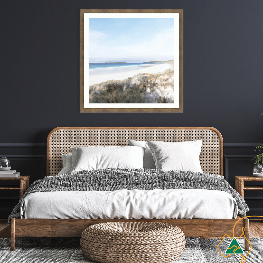 TWILIGHT BEACH II - Framed Print