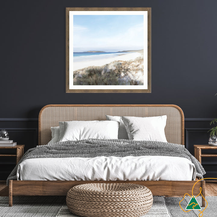 TWILIGHT BEACH II - Framed Print