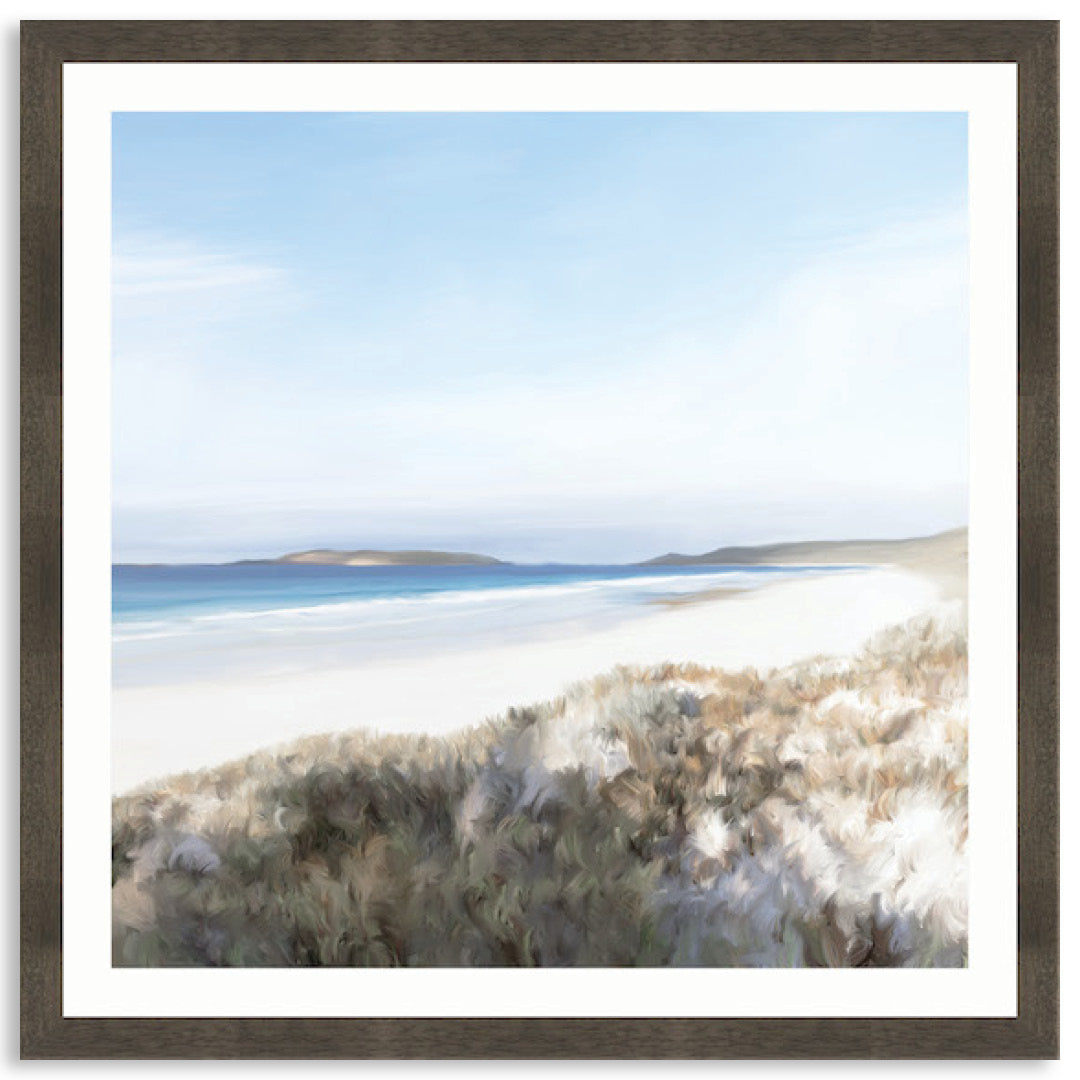 TWILIGHT BEACH II - Framed Print