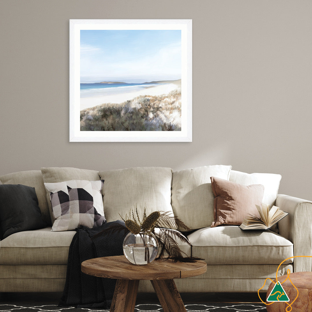 TWILIGHT BEACH II - Framed Print