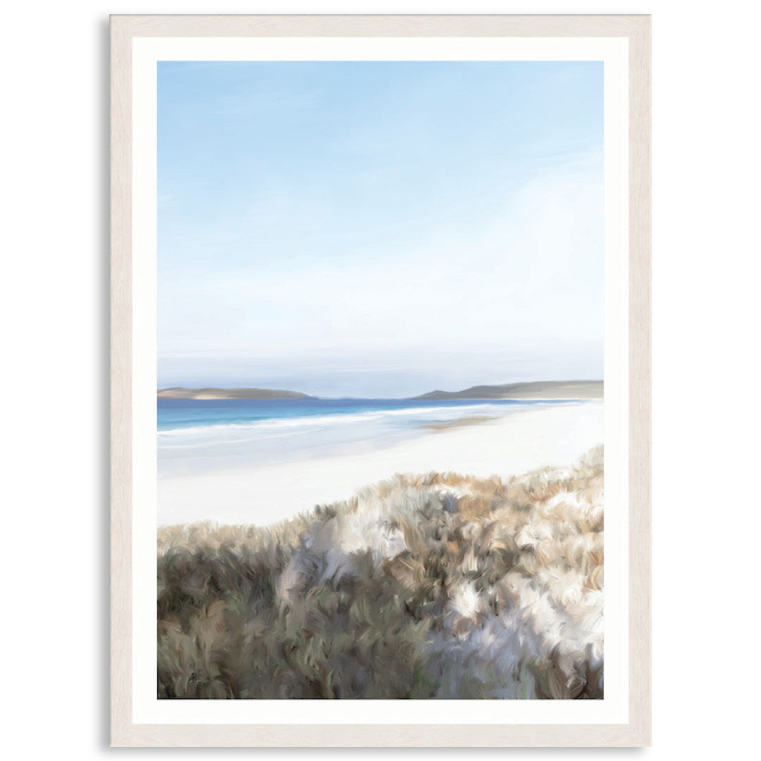 TWILIGHT BEACH III - Framed Print