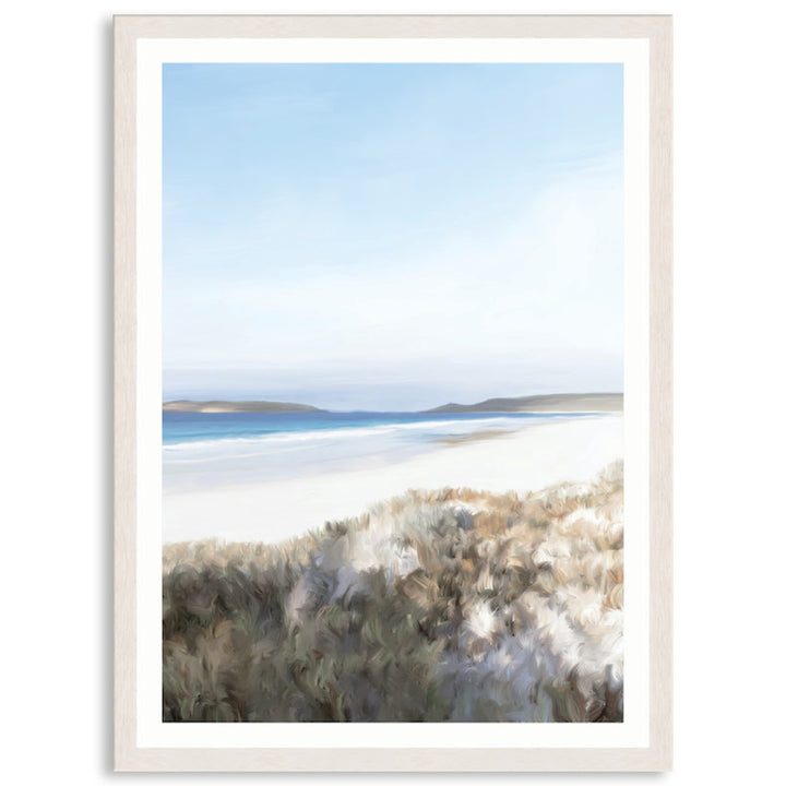 TWILIGHT BEACH III - Framed Print
