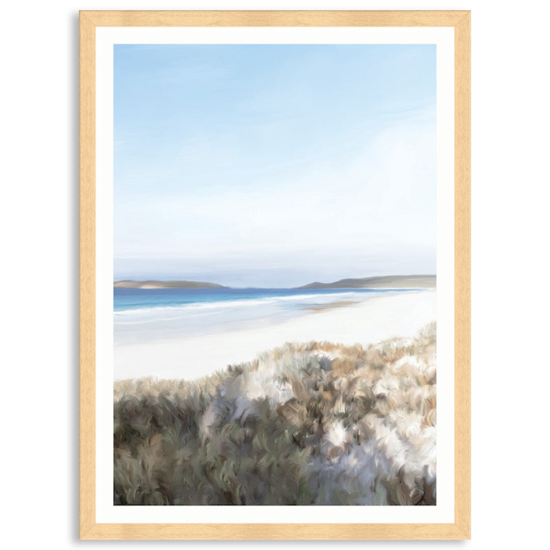 TWILIGHT BEACH III - Framed Print