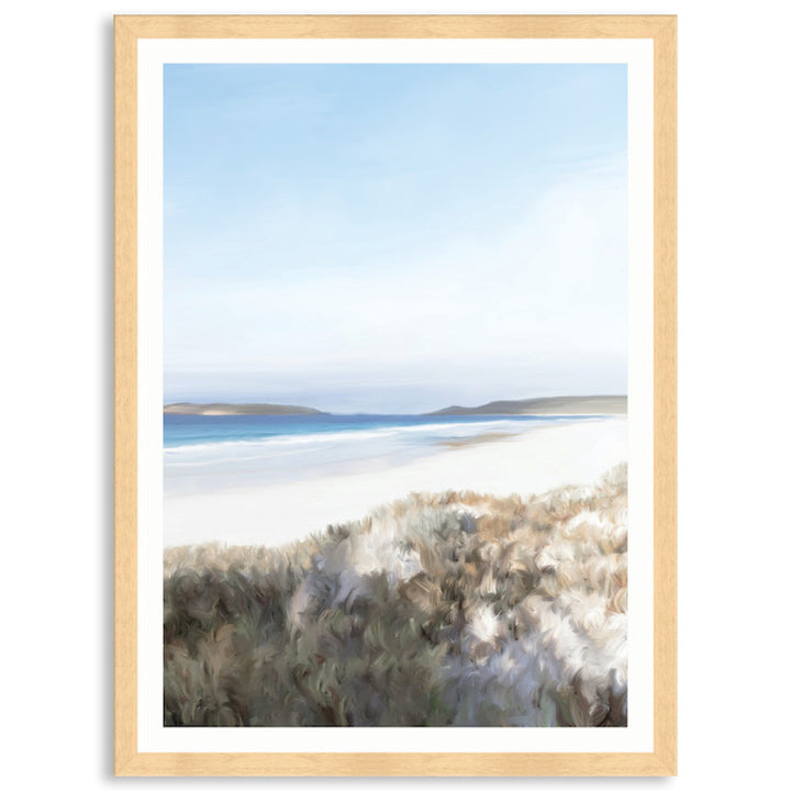 TWILIGHT BEACH III - Framed Print