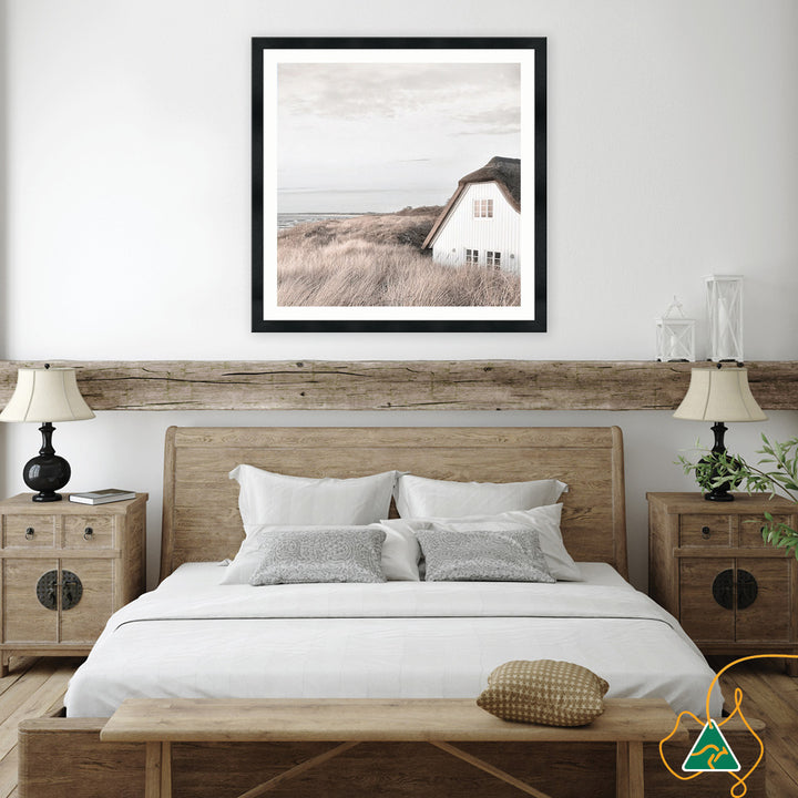 SEASIDE COTTAGE I - Framed Print