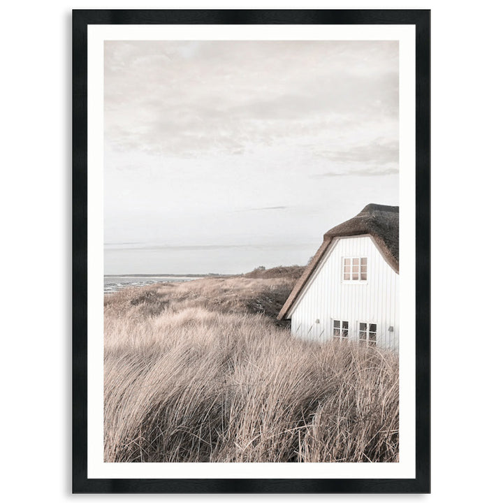 SEASIDE COTTAGE II - Framed Print