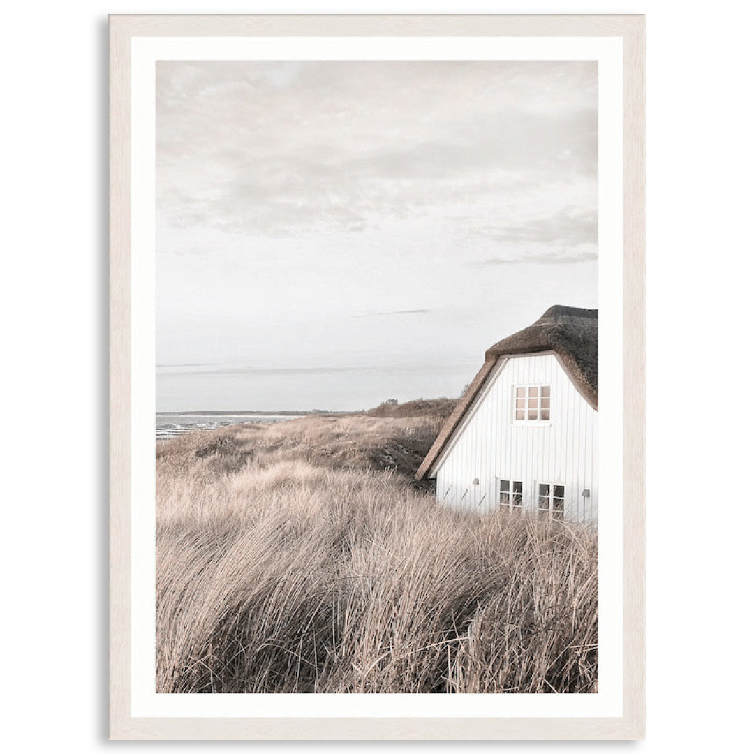 SEASIDE COTTAGE II - Framed Print