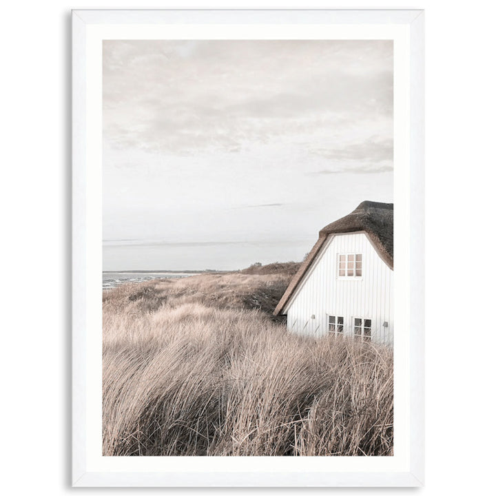 SEASIDE COTTAGE II - Framed Print