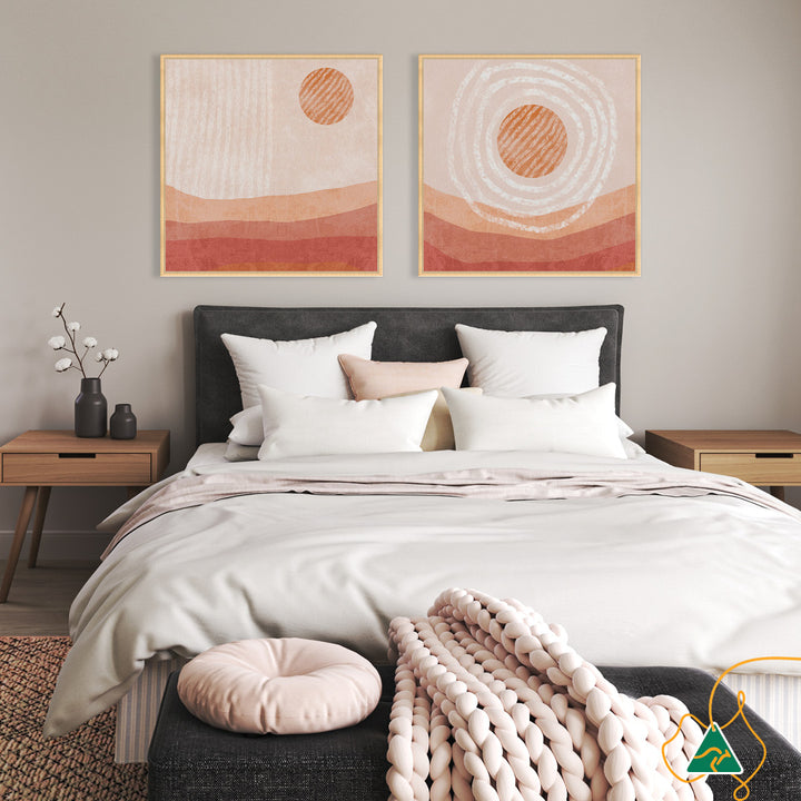 AUSTRALIAN SUN IV - Framed Canvas