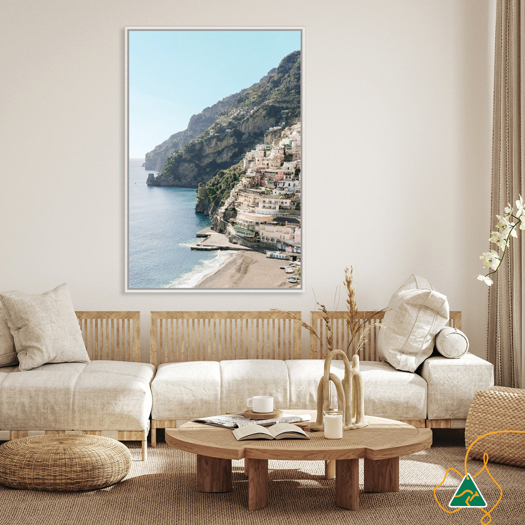 AMALFI COAST I - Framed Canvas