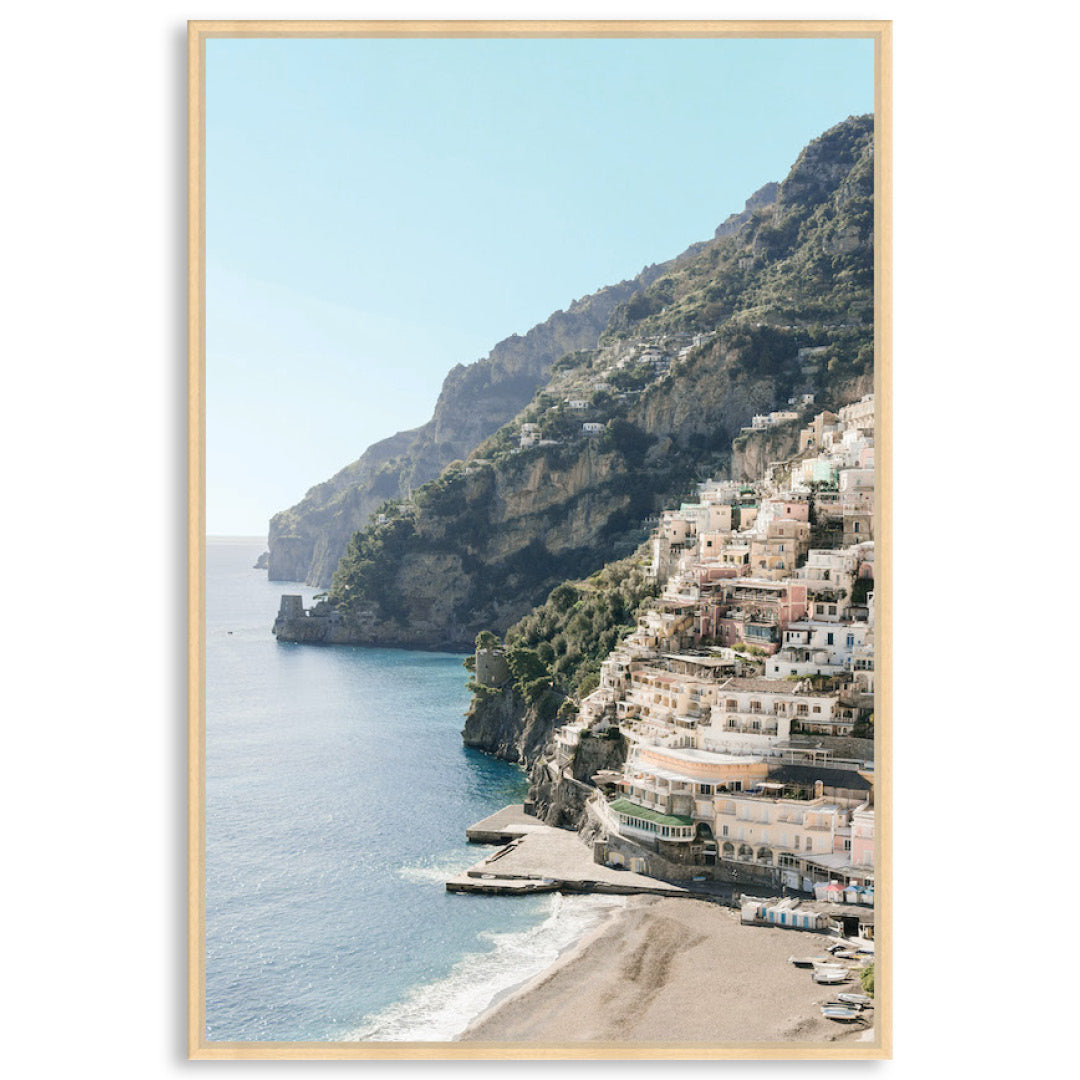 AMALFI COAST I - Framed Canvas