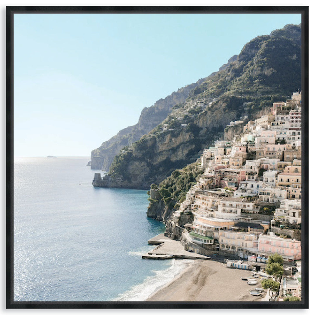 AMALFI COAST II - Framed Canvas