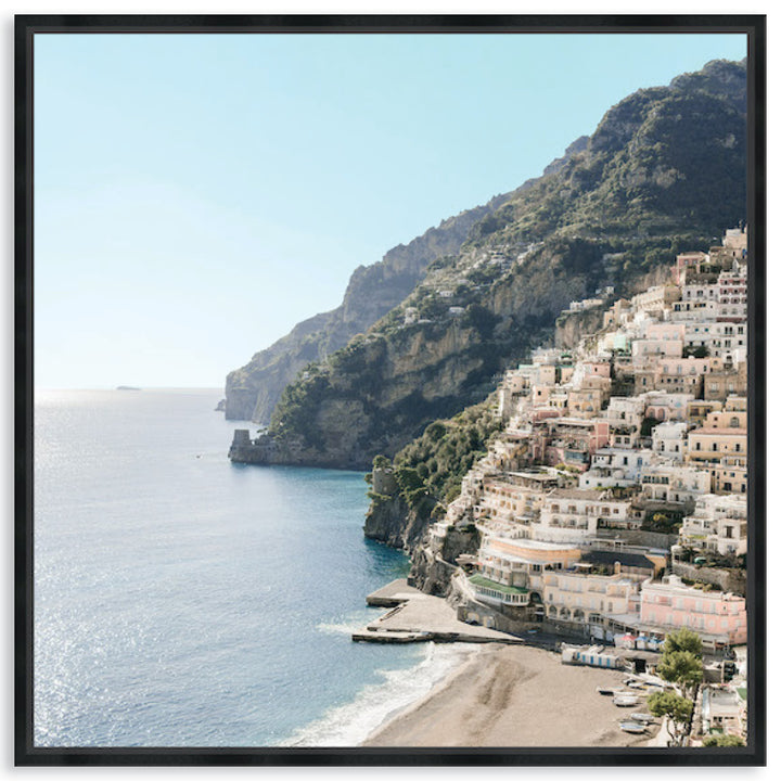 AMALFI COAST II - Framed Canvas