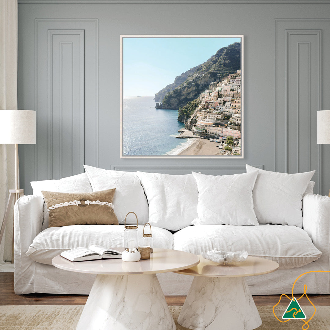 AMALFI COAST II - Framed Canvas