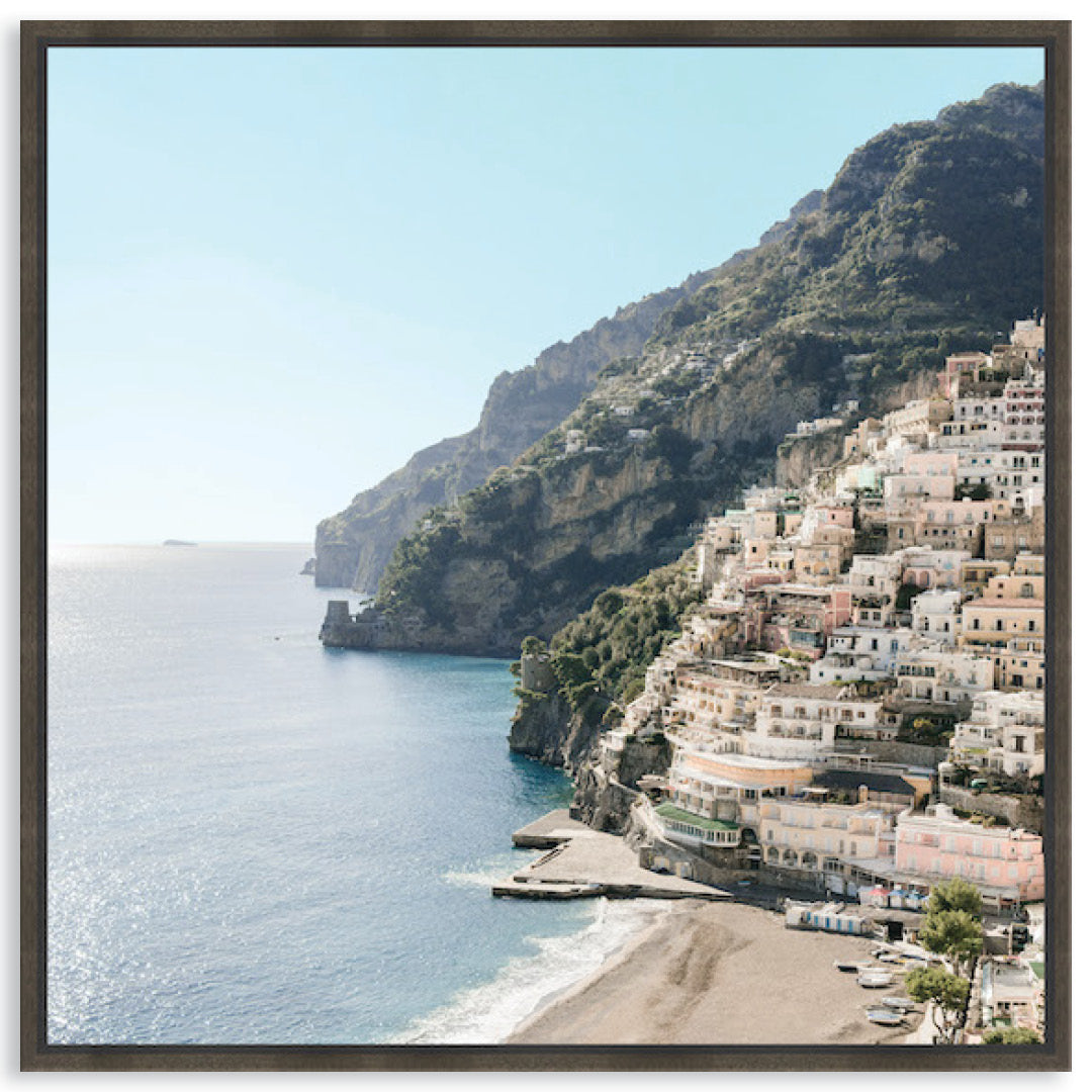 AMALFI COAST II - Framed Canvas