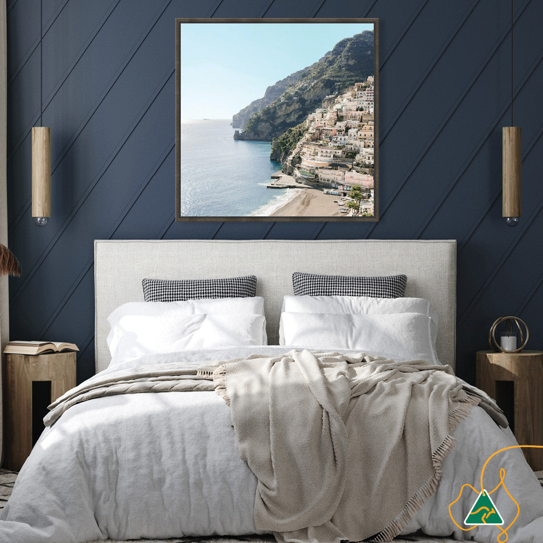 AMALFI COAST II - Framed Canvas