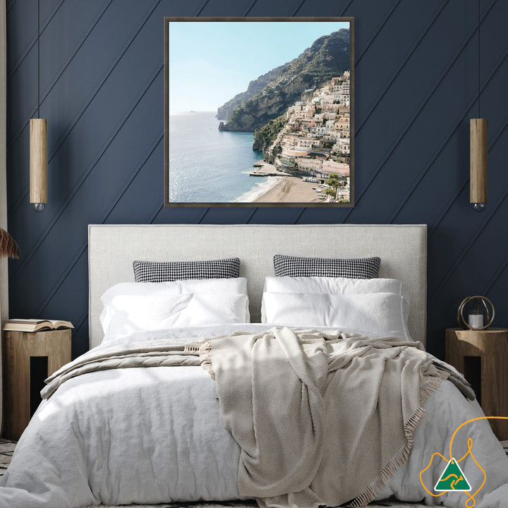 AMALFI COAST II - Framed Canvas