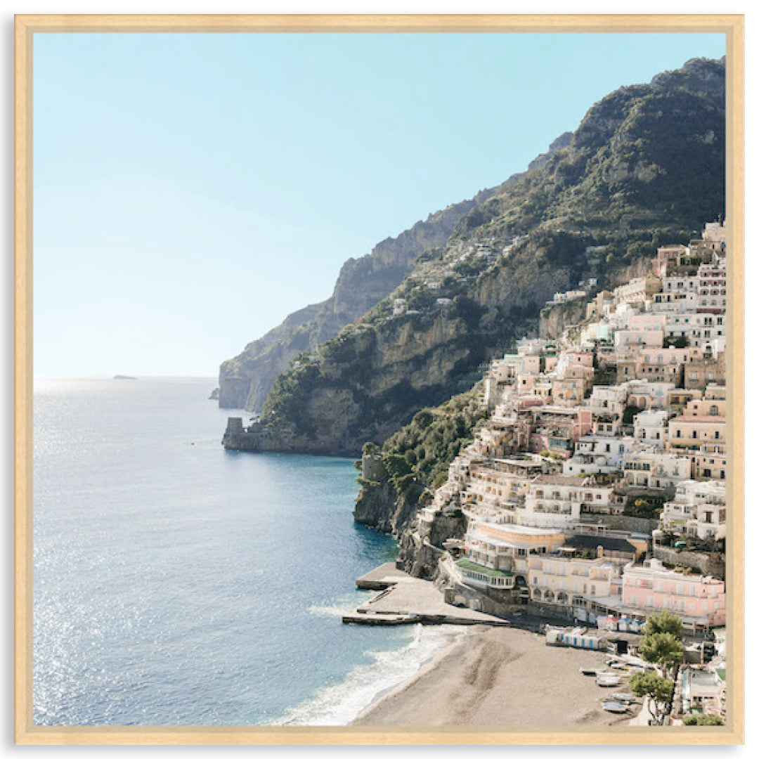 AMALFI COAST II - Framed Canvas