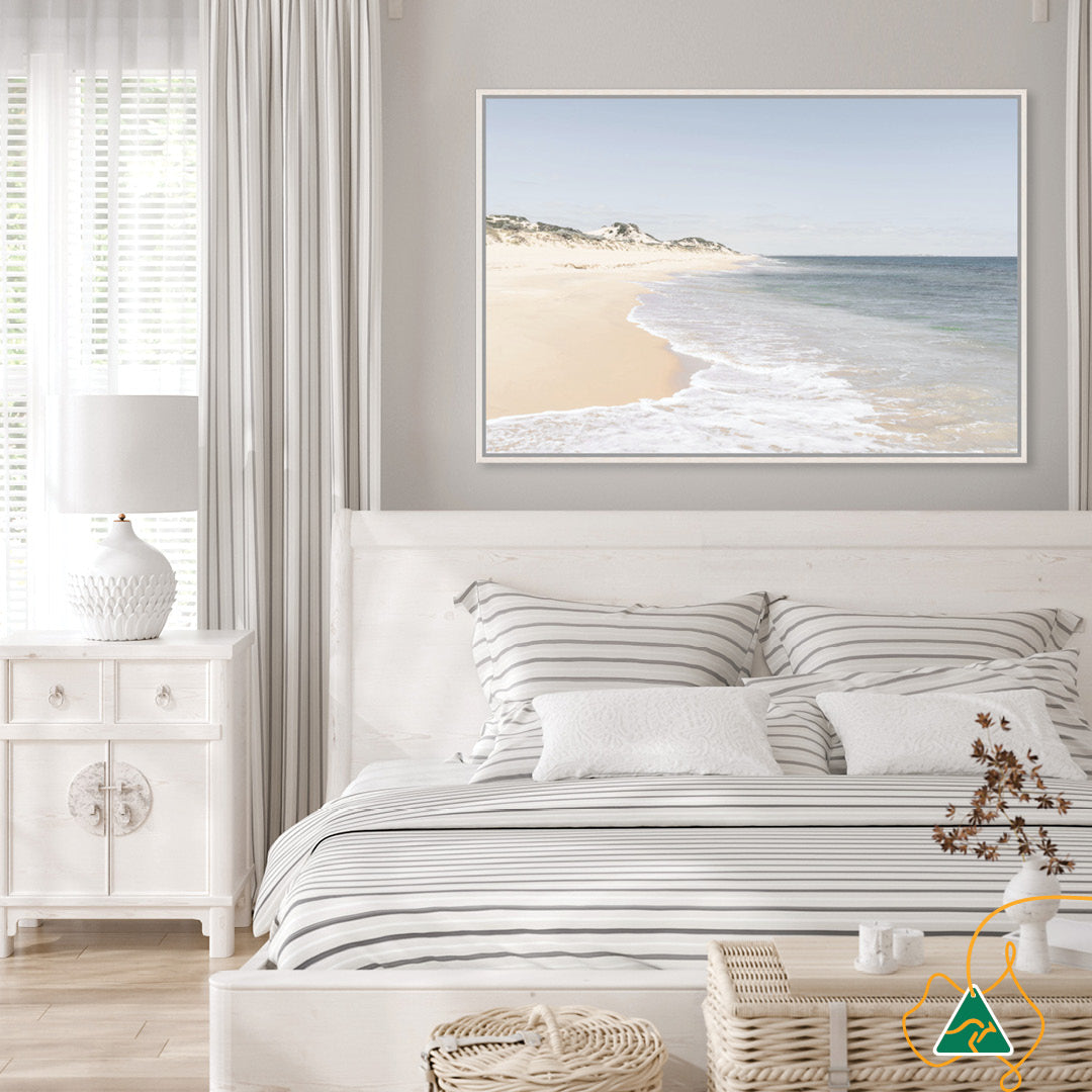 BELVIDERE SHORELINE I - Framed Canvas