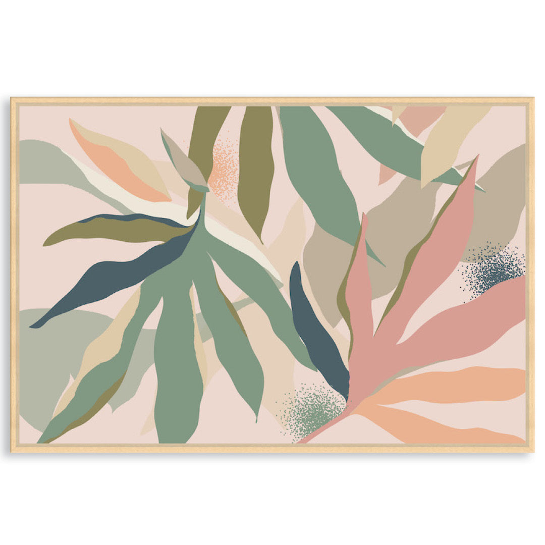 CASTAWAY PALMS I - Framed Canvas