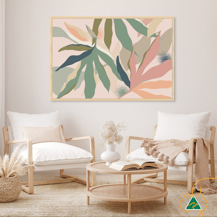 CASTAWAY PALMS I - Framed Canvas