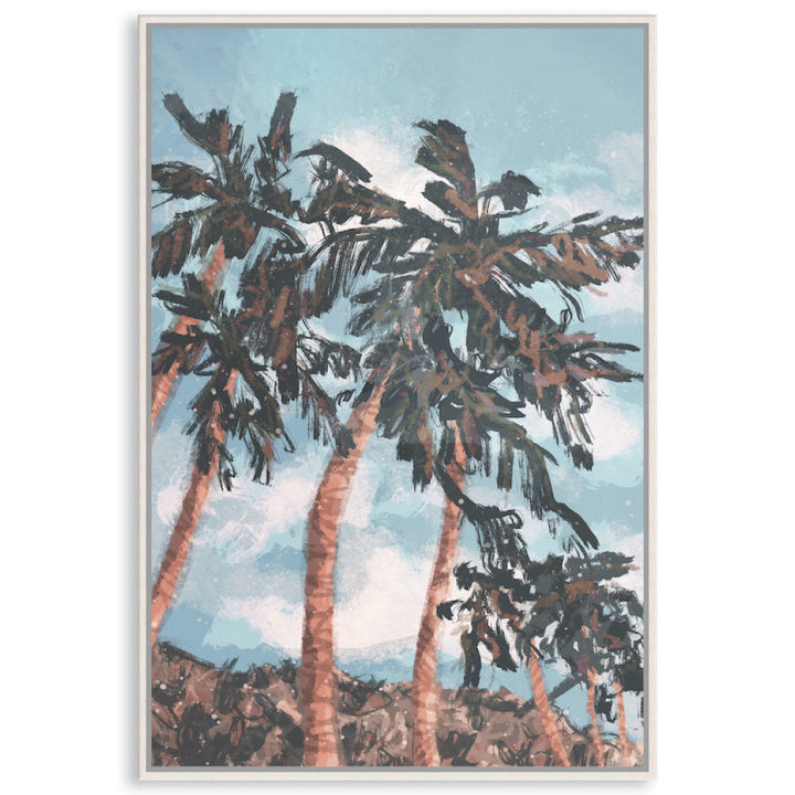 PALM BEACH I - Framed Canvas