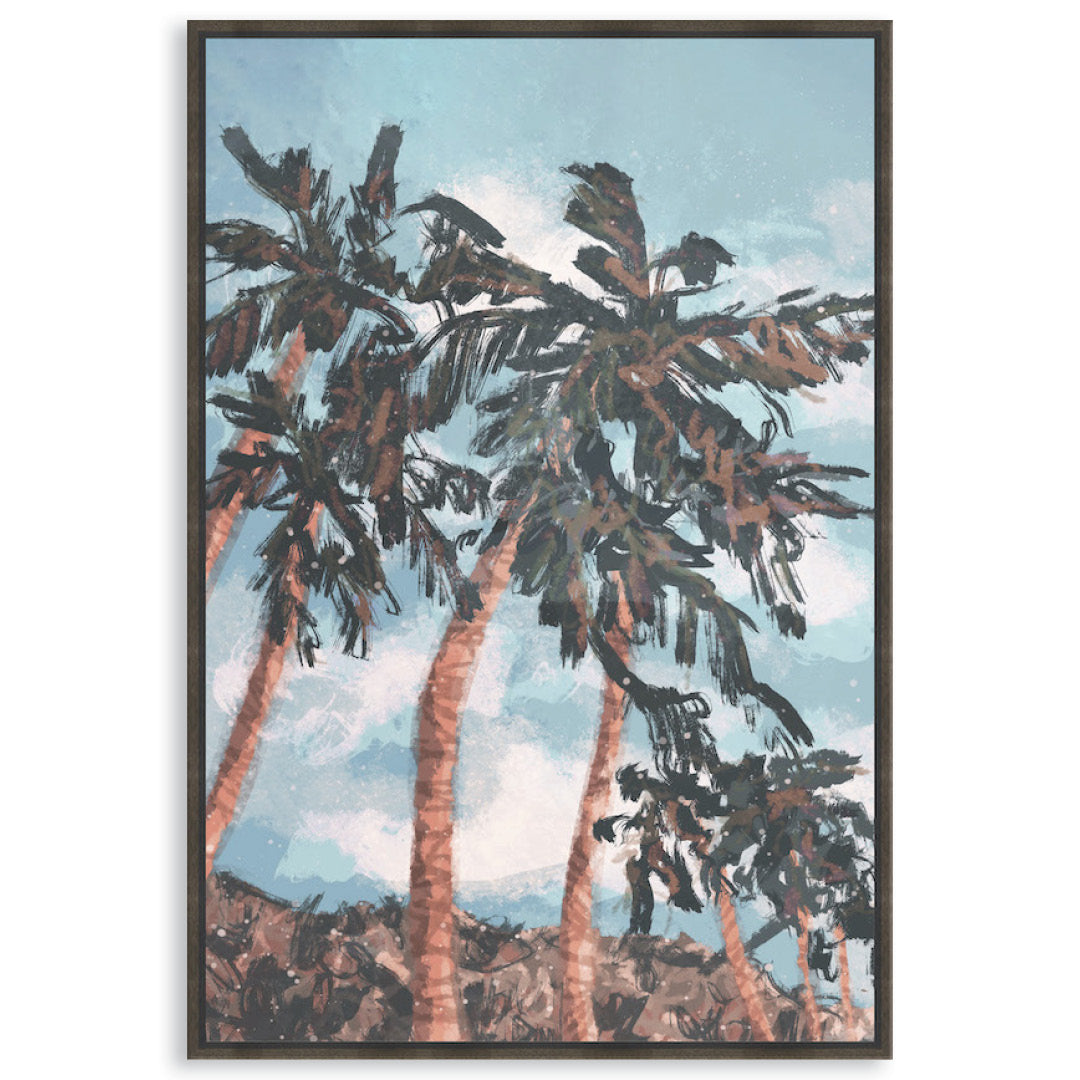 PALM BEACH I - Framed Canvas