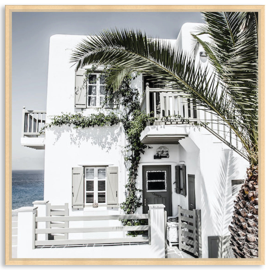 MYKONOS II - Framed Canvas