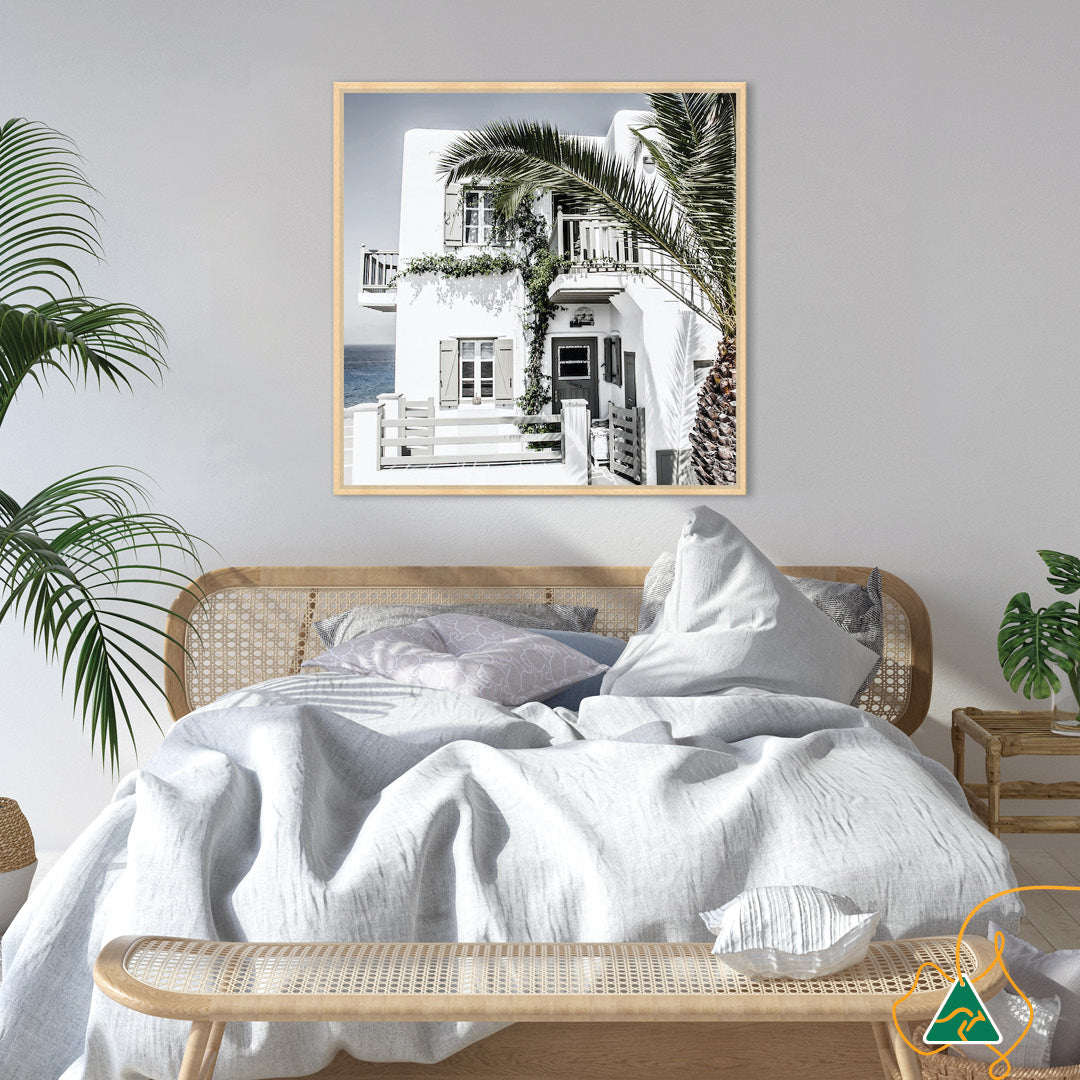 MYKONOS II - Framed Canvas