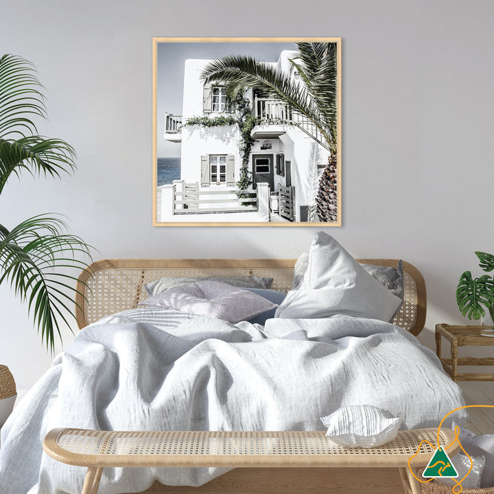 MYKONOS II - Framed Canvas