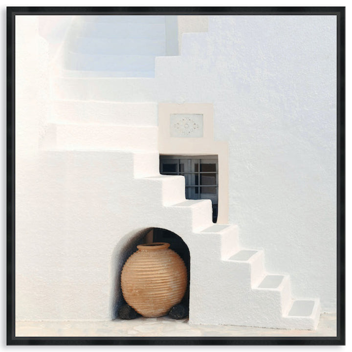 DECORATIVE URN I - Framed Canvas