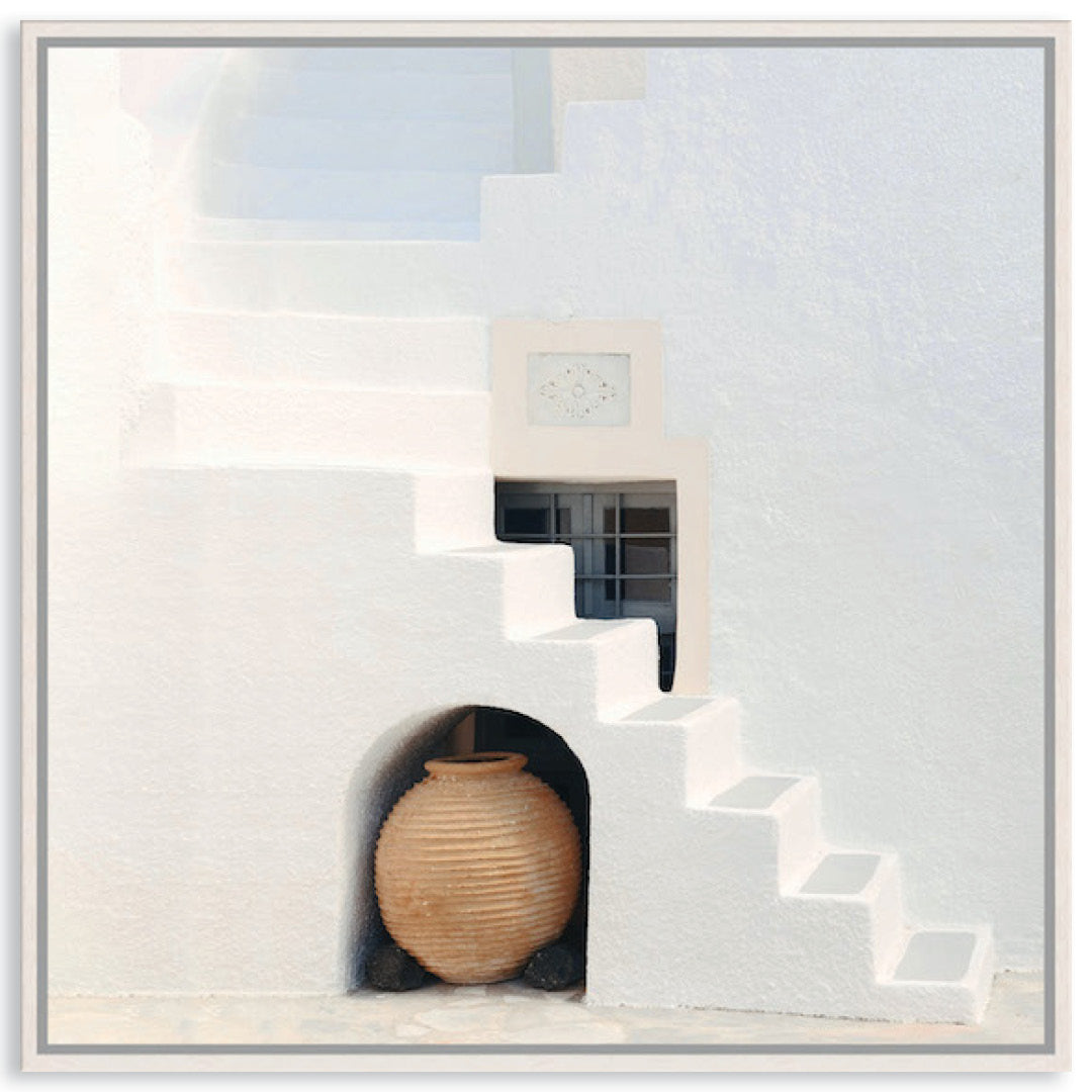 DECORATIVE URN I - Framed Canvas