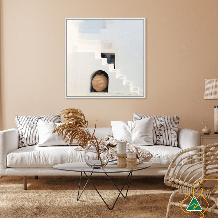 DECORATIVE URN I - Framed Canvas