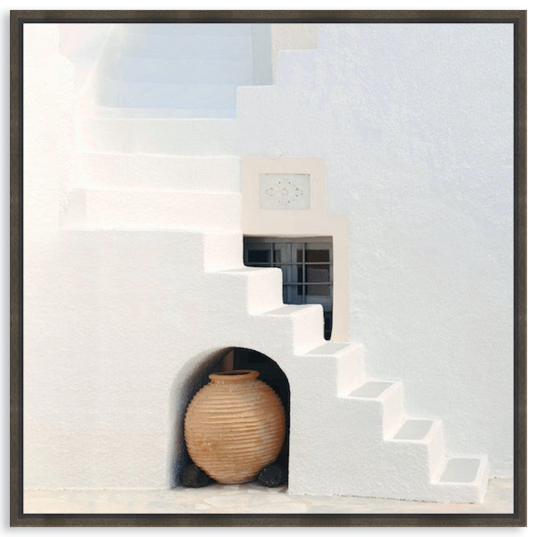 DECORATIVE URN I - Framed Canvas