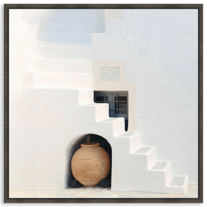 DECORATIVE URN I - Framed Canvas