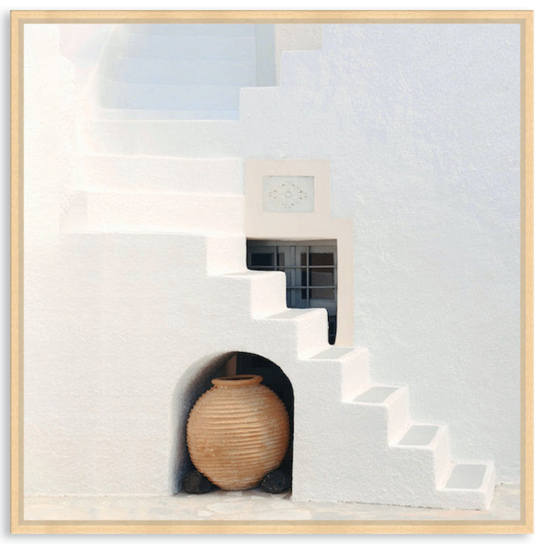 DECORATIVE URN I - Framed Canvas