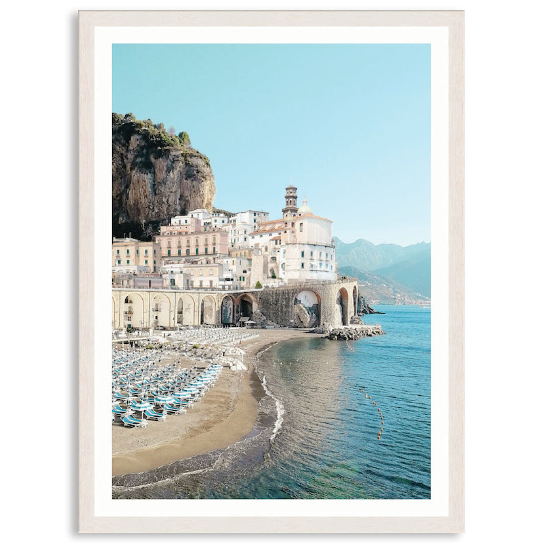 AMALFI BEACH I - Framed Print