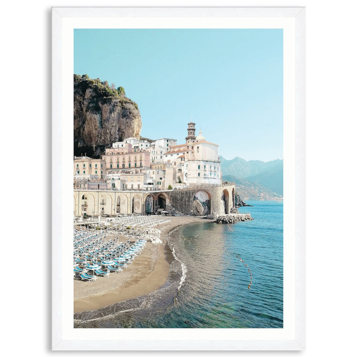 AMALFI BEACH I - Framed Print