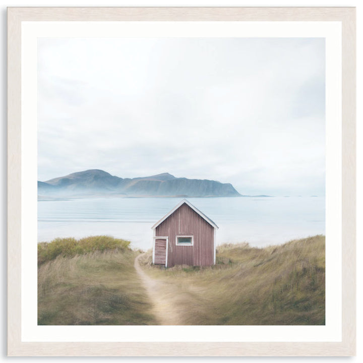 FISHING SHACK I - Framed Print